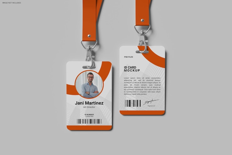 Mockup carta d'identità