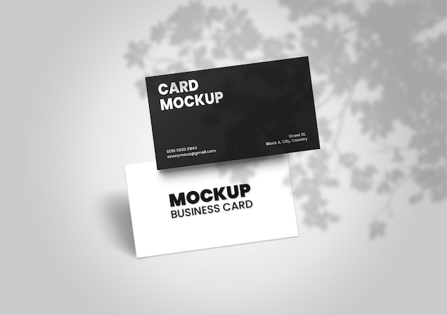 Mockup De Carte De Visite Modifiable Psd