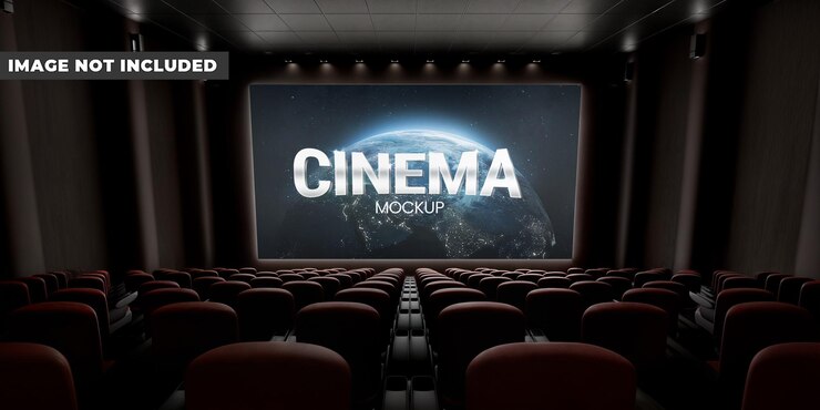 PSD mockup de cine