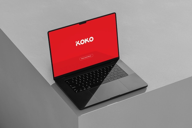 PSD mockup de la computadora portátil premium de psd