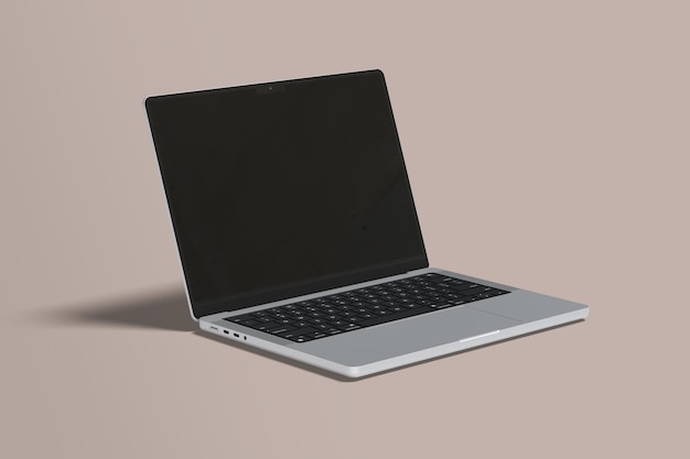Mockup de la computadora portátil