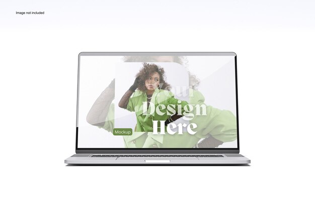 Mockup de la computadora portátil