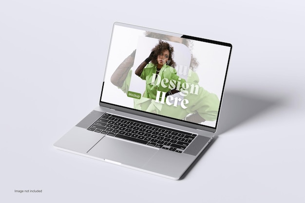 Mockup de la computadora portátil