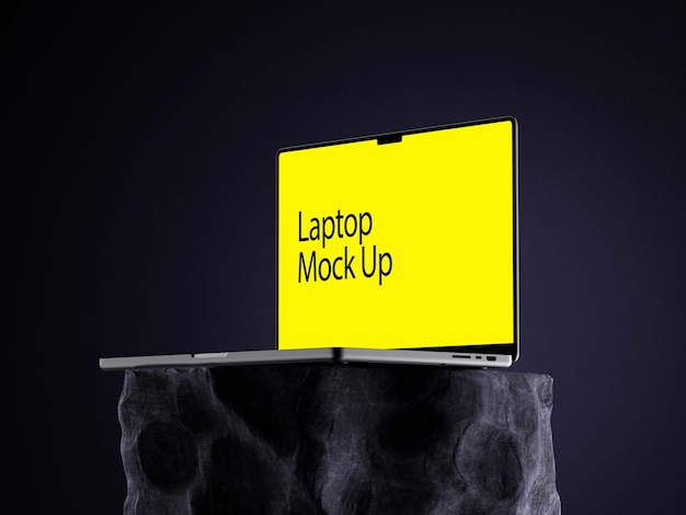 Mockup de la computadora portátil