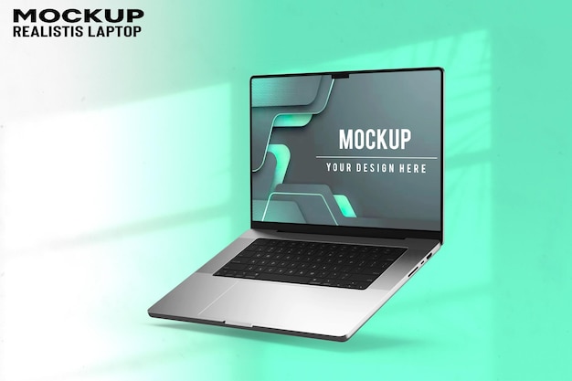 MOCKUP de la computadora portátil