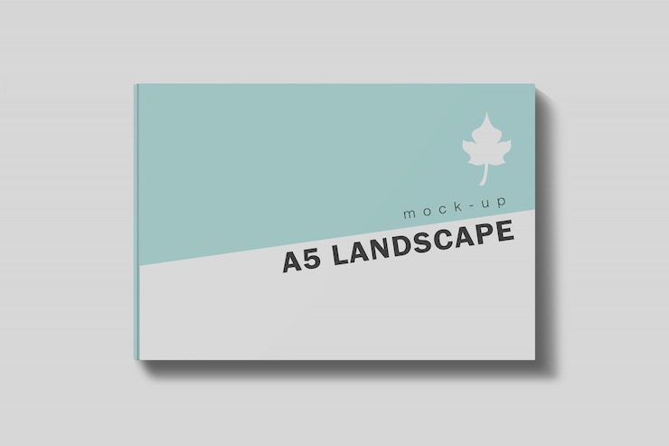 PSD mockup copertina libro paesaggistico psd gratuito