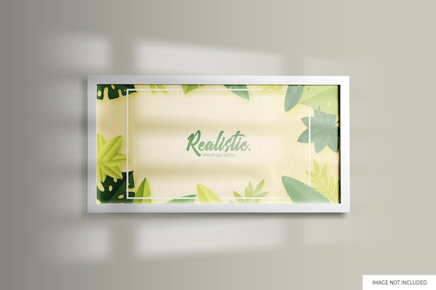 Mockup cornice per foto da parete