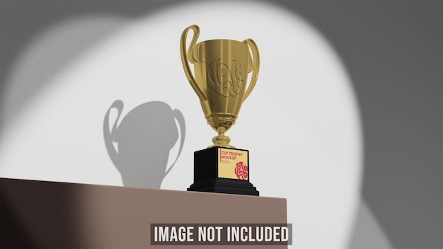 Mockup de la coupe du trophée Psd
