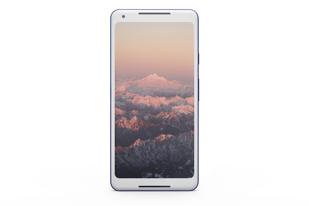 Mockup creativo de smartphone