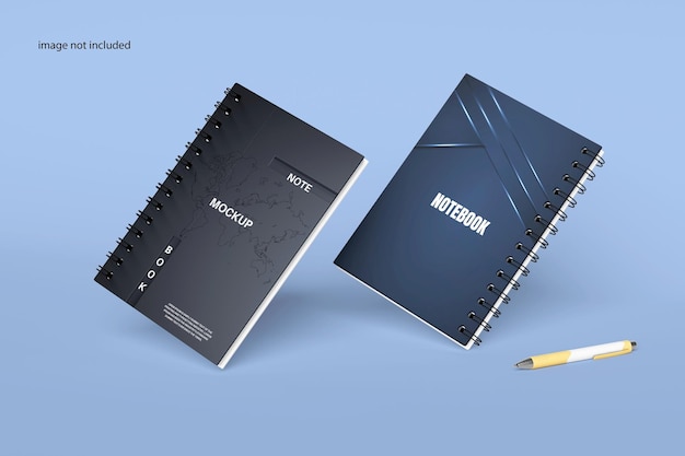 PSD mockup del cuaderno