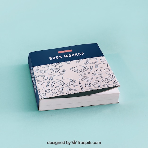 Mockup de cubierta de libro