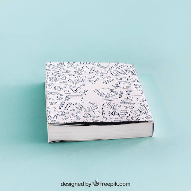 Mockup de cubierta de libro