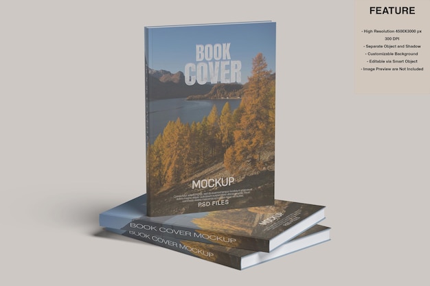 Mockup de cubierta de libro