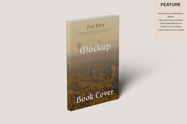 Mockup de cubierta de libro