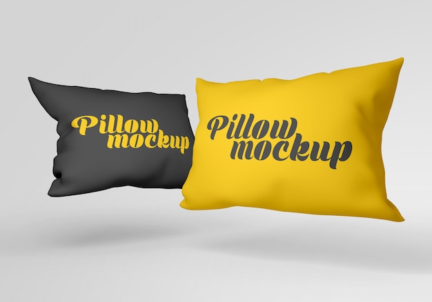 Mockup cuscino rettangolare