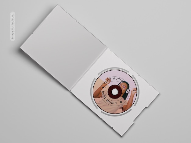 mockup da scrivania compatto con scatola