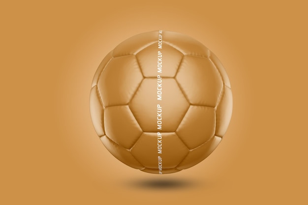 PSD mockup de bola de futebol de alta qualidade