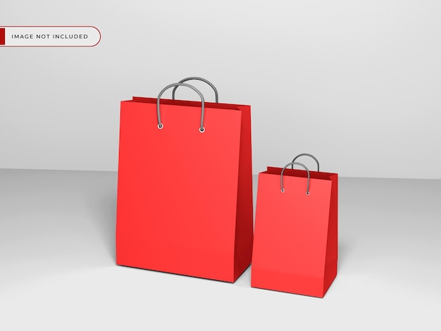 PSD mockup de bolsas