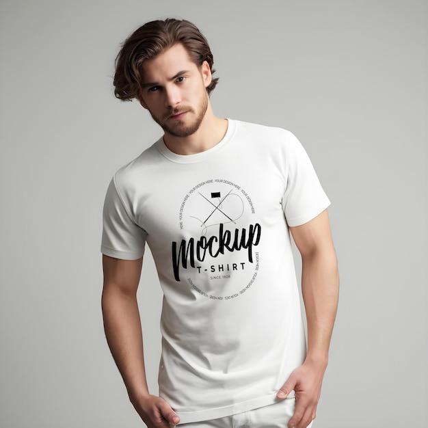 Mockup de camisa psd para marca de roupas