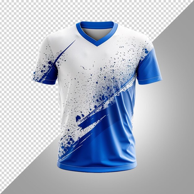 PSD mockup de camisola de esport isolado em fundo branco