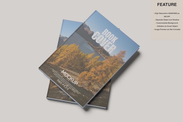 Mockup de capa de livro