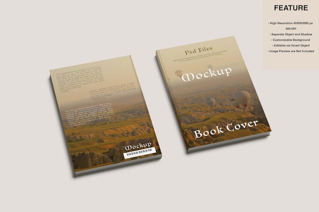 PSD mockup de capa de livro