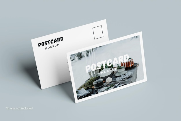 PSD mockup de cartão postal