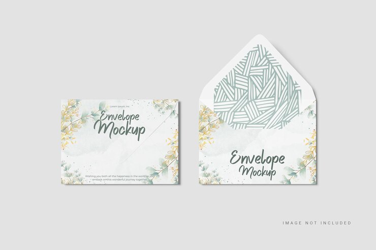 PSD mockup de envelope