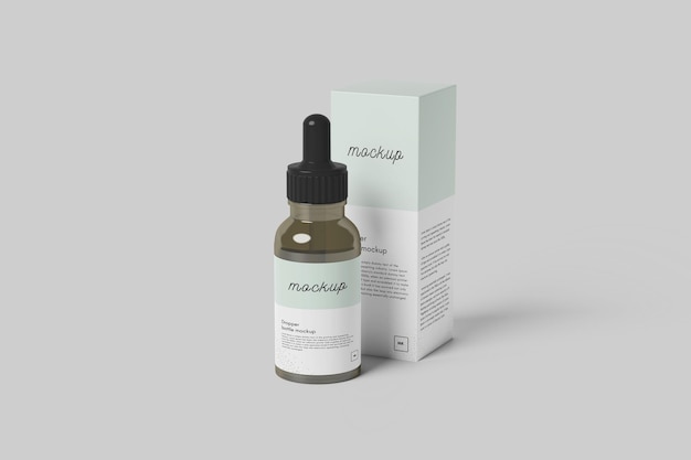 Mockup de garrafa de gotejador