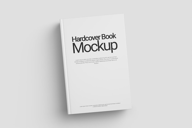 Mockup de livro de capa dura