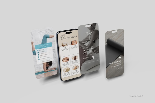 Mockup de mídia social