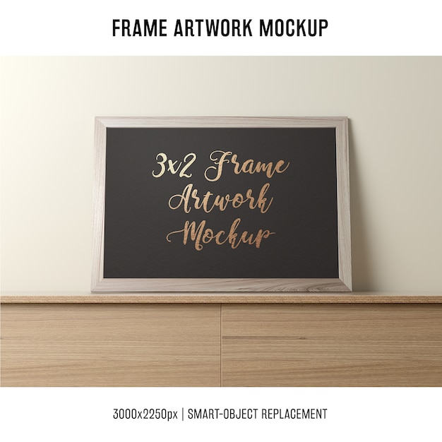Mockup de molduras de quadros