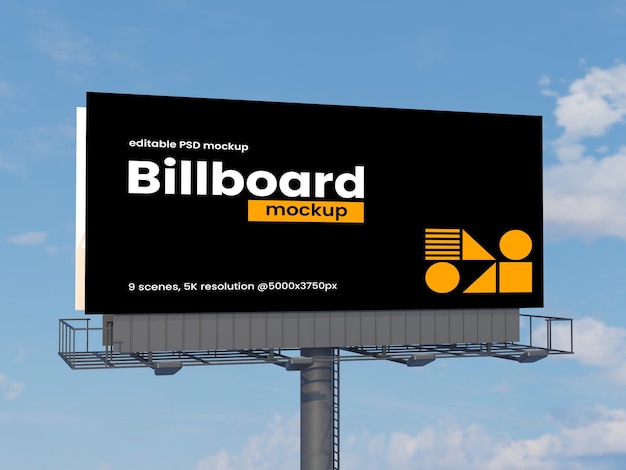 Mockup de outdoors em uma cidade