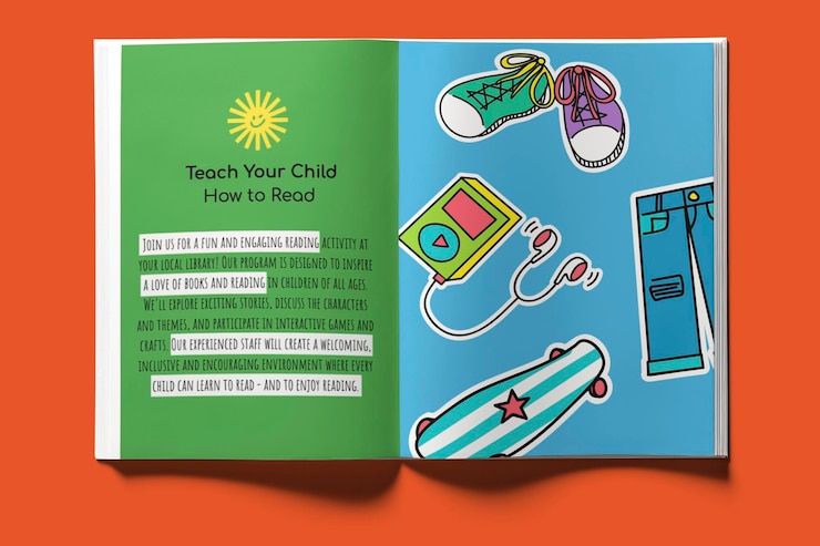 PSD mockup de páginas de livros psd de publicação realista