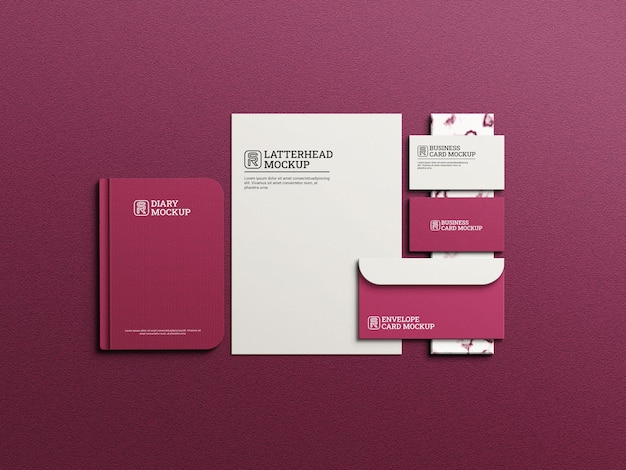 Mockup de papelaria