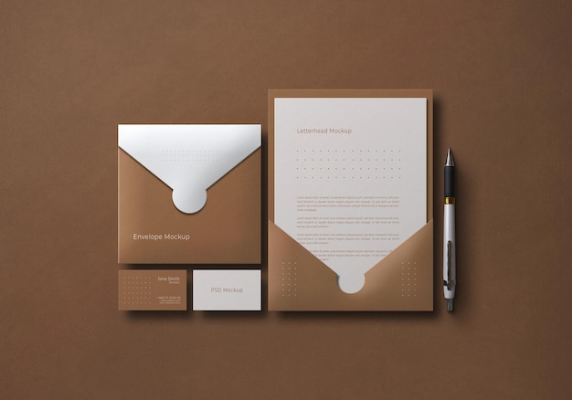 Mockup de papelaria