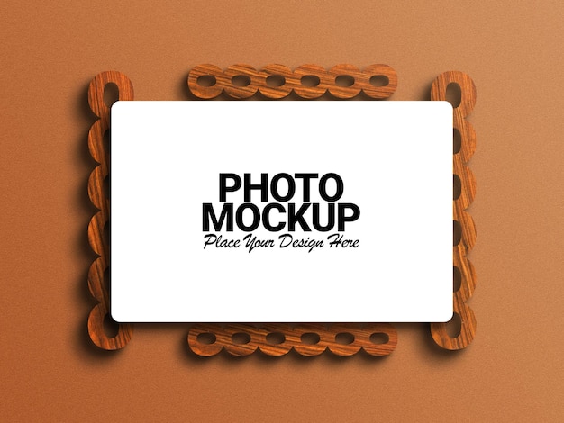 Mockup de quadro de fotos