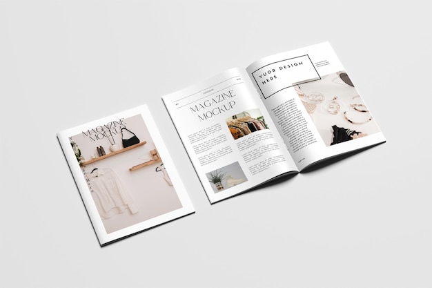 Mockup de revista