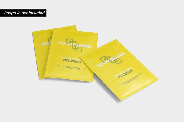 Mockup de saquinho para promoção de marca e design de embalagem