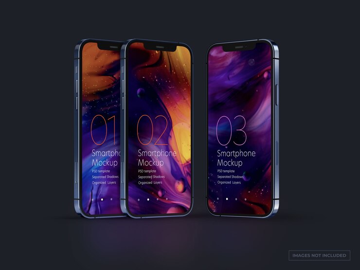 Mockup de smartphone para designs de IU