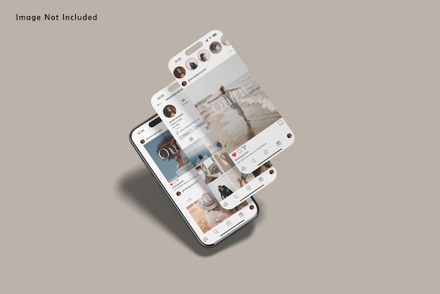 Mockup de tela de smartphone