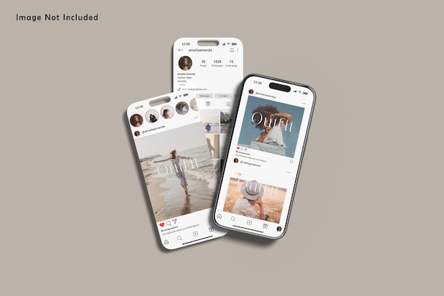 Mockup de tela de smartphone