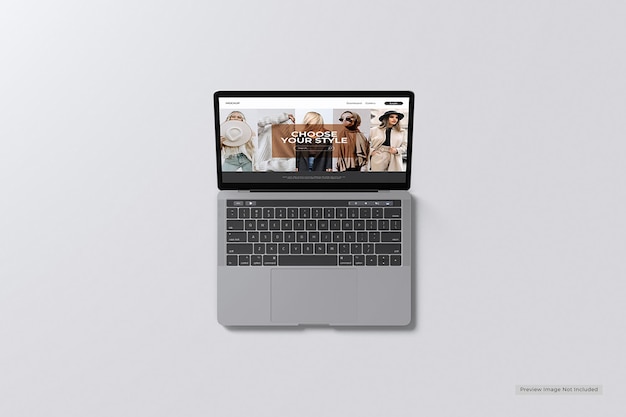 PSD mockup de tela do laptop