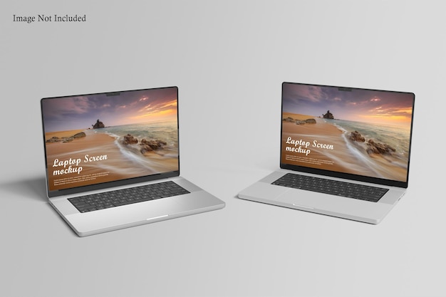 Mockup de tela do laptop