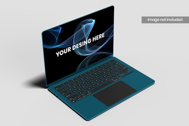 Mockup de tela do laptop