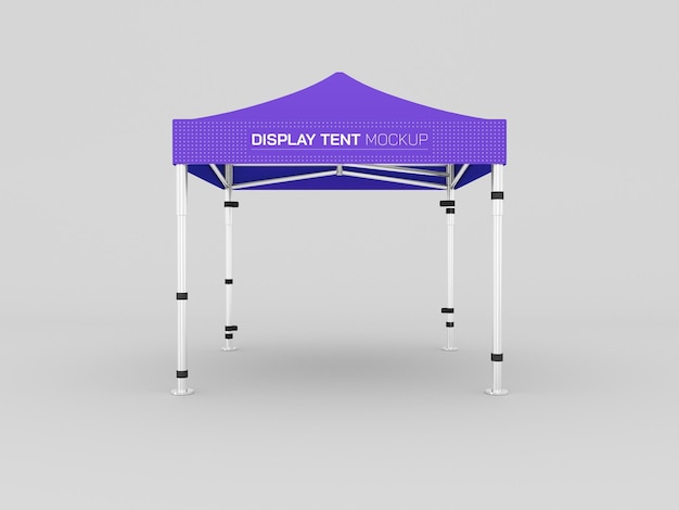 Mockup de tenda de exibição
