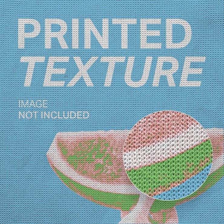 PSD mockup de textura impressa realista editável