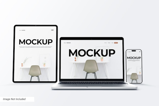 Mockup de vários dispositivos