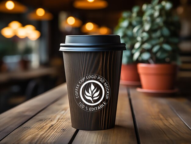 PSD mockup de xícara de café psd