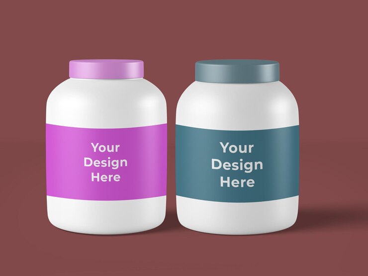 Mockup del barattolo del prodotto